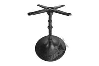 NOGA STOŁU E05 - NISKA Z KRZYŻAKIEM KAPELUSZ ŻELIWNA PODSTAWA