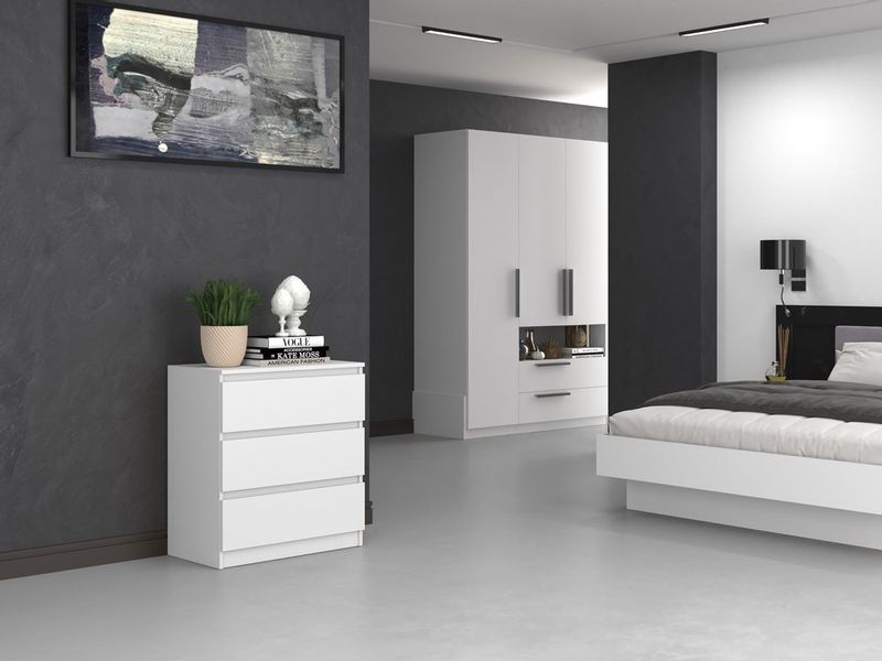 KOMODA MALWA M3 70 - BIEL zdjęcie 6