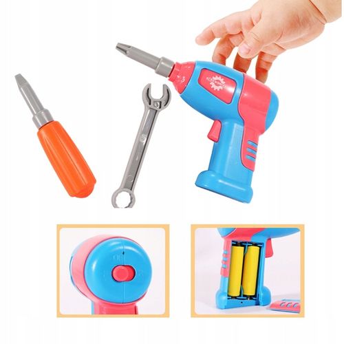 KLOCKI 3D JEDNOROŻEC Konstrukcyjne wkrętarka walizka układanka + BATERIE na Arena.pl