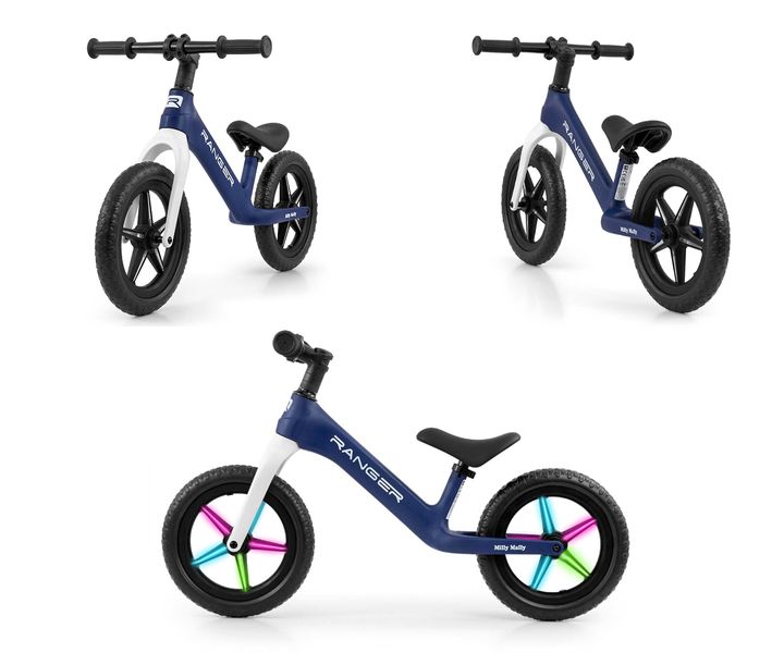 MILLY MALLY 5709 Rowerek biegowy RANGER flash navy zdjęcie 6
