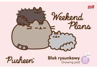 BLOK RYSUNKOWY A4 20 KARTEK PUSHEEN ST.MAJEWSKI 80 g/m² NEW