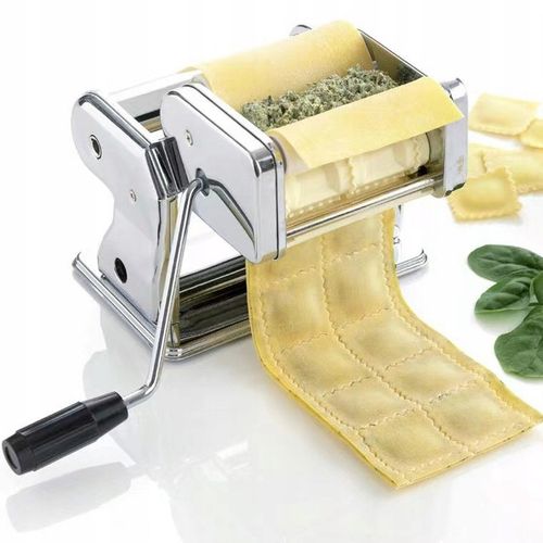 Maszynka Ręczna Do Makaronu RAVIOLI Ciasta Stal NIERDZEWNA 7w1 Zestaw na Arena.pl