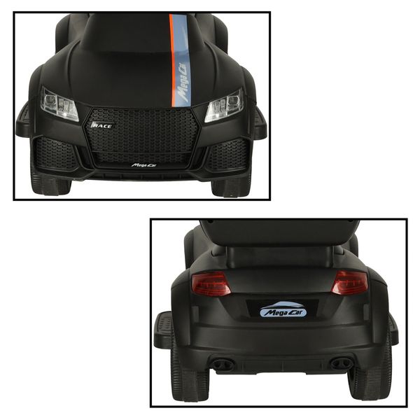 Jeździk pchacz samochód z dźwiękiem i światłami czarny zdjęcie 10