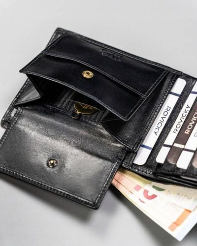 elegancki, skórzany portfel męski - rovicky na Arena.pl