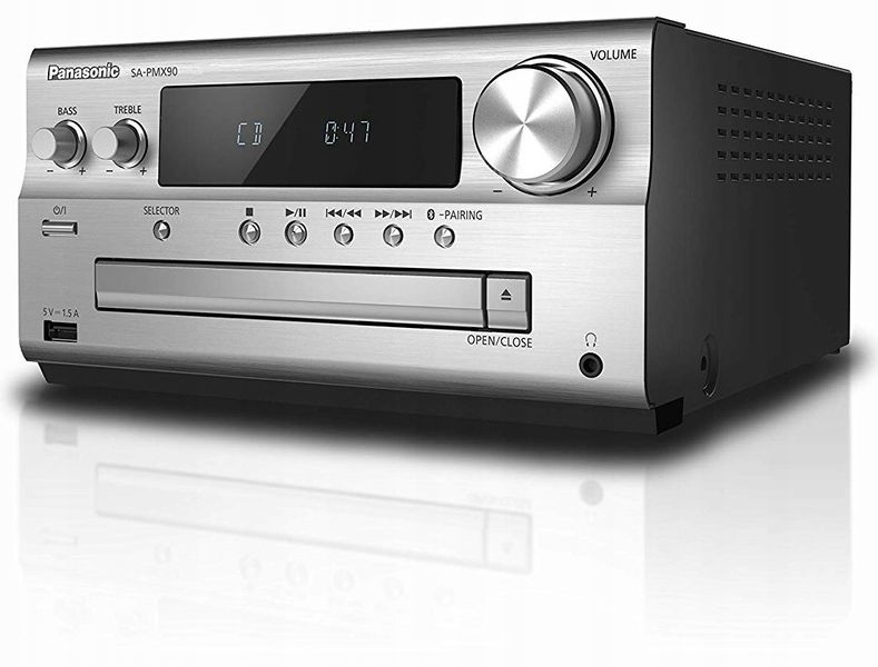 Wieża stereo USB CD FM USB Bass Reflex BLUETOOTH pilot Panasonic zdjęcie 4