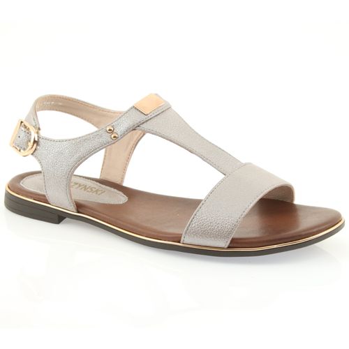 Sandały płaski obcas Daszyński r.41 na Arena.pl