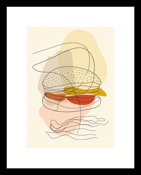 Plakat 13x18cm Cieniutki Burger zdjęcie 3