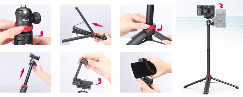 Statyw Ulanzi MT-44 - czarny zdjęcie 10