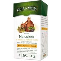 BIG ACTIVE HERBATA ZIOŁA MNICHA NA CUKIER 20TB