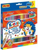 Kredki Bambino Dwustronne 24/48Kol 18Cm A'8 4964