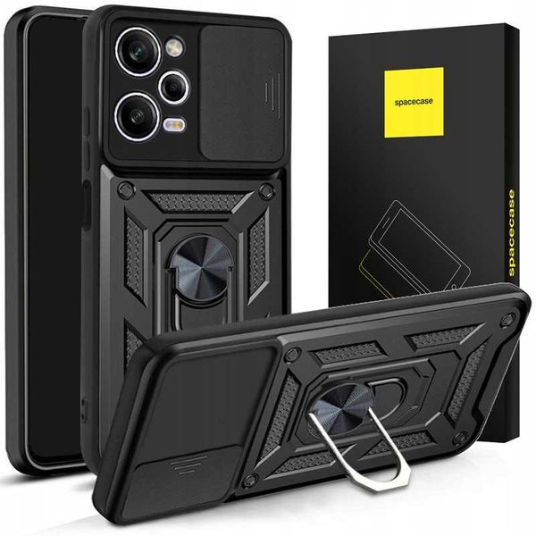 Spacecase Camring Poco X5 Pro/Note 12 Pro Black zdjęcie 1