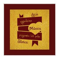 Słońce - magnes szklany