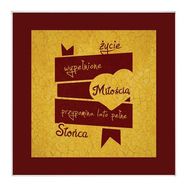 Słońce - magnes szklany zdjęcie 1