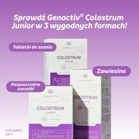 Genactiv Colostrum Junior Czarny Bez zawiesina 150ml
