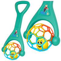 DLA DZIECI PCHAJĄCA KULKA Z ELASTYCZNĄ PIŁKĄ