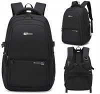 PLECAK SZKOLNY MŁODZIEŻOWY TORNISTER BLACK