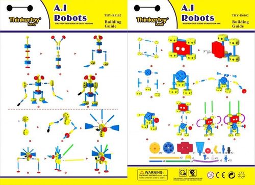 KLOCKI THINKERTOY 70 ELEMENTÓW ROBOTY na Arena.pl