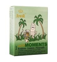 Prezerwatywy z prążkami i wypustkami - 3 szt.