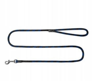 Smycz dla psa 120cm czarno-niebieska Chaba zdjęcie 1