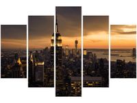 OBRAZ PANORAMA MIASTA NOWY JORK