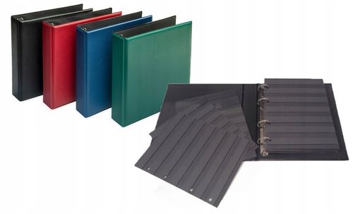 ALBUM KLASER NA ZNACZKI A5 10 STRON UNIWERSALNY CZERWONY - MM-Kolekcje na Arena.pl