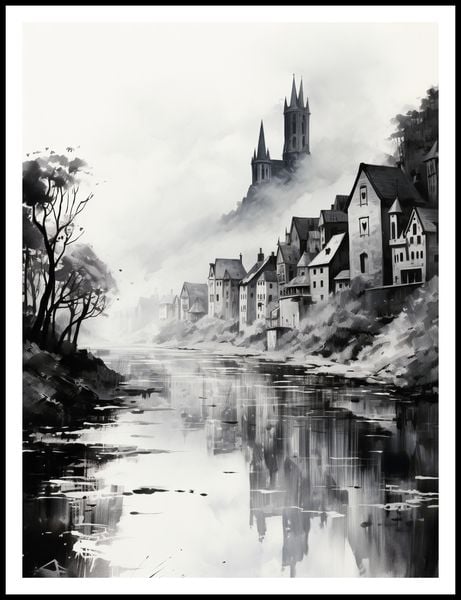 Plakat 75x100cm Mglisty Refleks zdjęcie 3