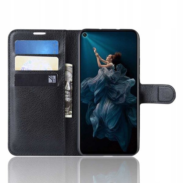 Litchi Honor 20 / Nova 5T Czarny zdjęcie 3
