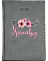 KALENDARZ A5 2026 DZIENNY KSIĄŻKOWY Z NADRUKIEM PREZENT Z NAZWISKIEM