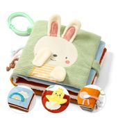 BABYONO Miękka kolorowa książeczka sensoryczna dla niemowląt NATURE