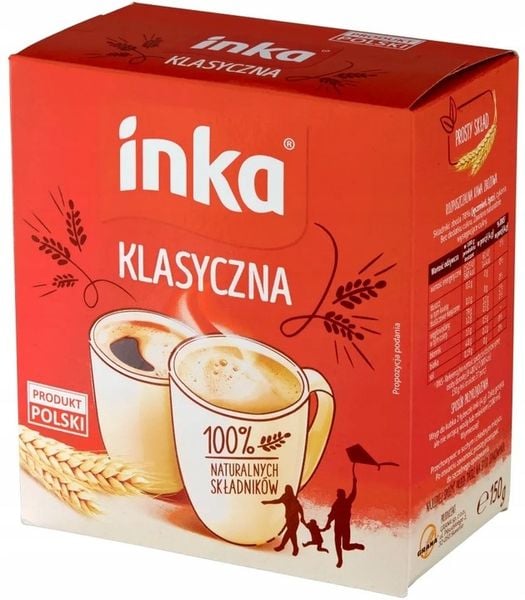 Inka Rozpuszczalna kawa zbożowa klasyczna 150 g x40 zdjęcie 4