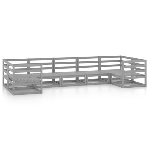 7-cz. zestaw mebli ogrodowych, lite drewno sosnowe na Arena.pl