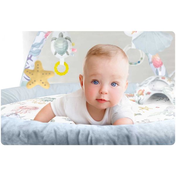 Mata edukacyjna interaktywna Ocean Nukido - niebieska zdjęcie 9