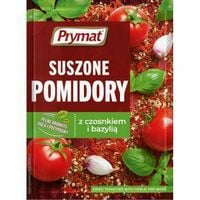 PRYMAT POMIDORY SUSZONE Z CZOSNKIEM I BAZYLIĄ 15G