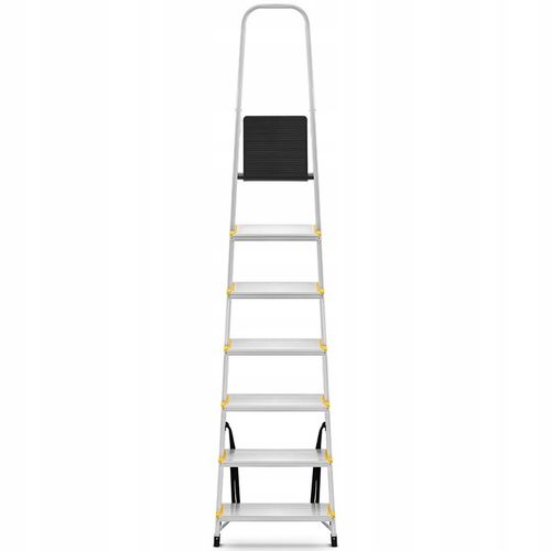 Drabina aluminiowa domowa jednostronna profesjonalna HIGHER 7 stopni na Arena.pl