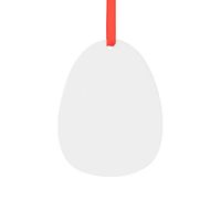 Zawieszka z aluminium do sublimacji - Jajko