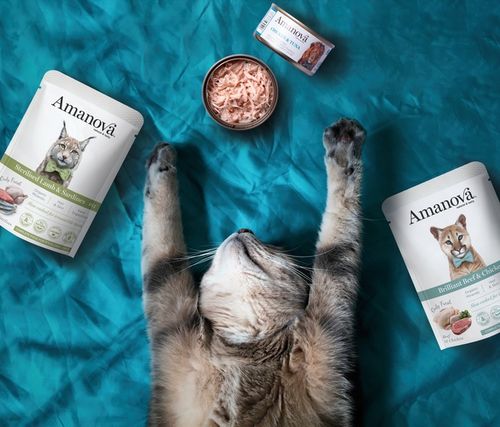 Amanova Cat Chicken & Tuna - Kurczak I Tuńczyk W Bulionie Puszka 70G [05] na Arena.pl