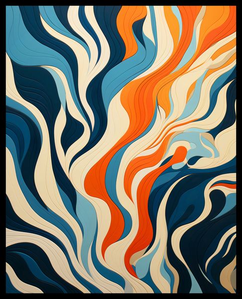 Plakat 40x50cm Oceaniczne Fale zdjęcie 2