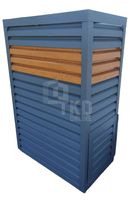 Osłona pompy ciepła 80x50x200 cm antracyt + jasny orzech  TKD186