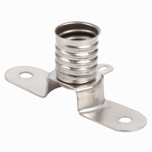 Oprawka mocowanie żarówki E10 przykręcana lutowana