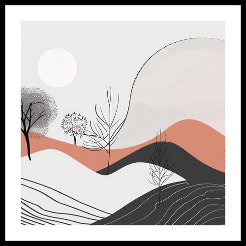 Plakat 60x60cm Półcień Widoku na Arena.pl