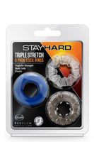 Stay Hard Triple Stretch 3Pack Cockrings