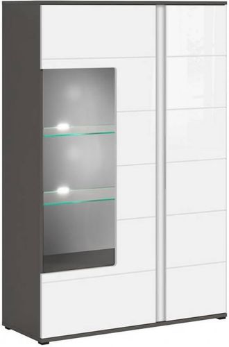 Witryna Biała Połysk Graphic Black Red White na Arena.pl