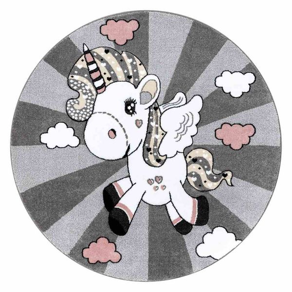 RUG/LU/TINIES/UNICORN/GREY/R160 zdjęcie 1