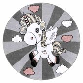 RUG/LU/TINIES/UNICORN/GREY/R160