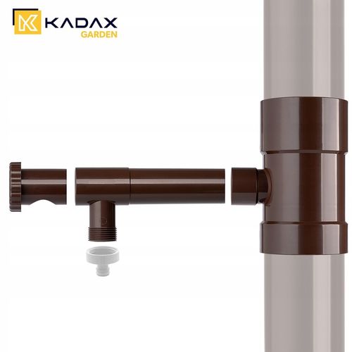 ZBIERACZ ŁAPACZ DESZCZÓWKI WODY DESZCZOWEJ Z RYNNY ZAWOREM CHWYTACZ 100mm na Arena.pl