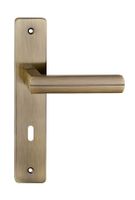 KLAMKA DRZWIOWA VIVA 72MM NA KLUCZ KOLOR PATYNA