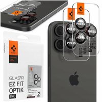 2x Osobne Szkła Osłona Aparatu SPIGEN do Apple iPhone 16 Pro/15 Pro/Max