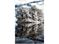 100 70CM OBRAZ PŁÓTNO ODBICIE WODZIE PŁÓTNO RAMA