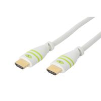 KABEL HDMI/HDMI V1.4 M/M ETHERNET 3D4K BIAŁY 1m TECHLY 306905