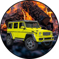 Opłatek na tort Mercedes Auto Samochód Logo Urodziny 18 30 40 50